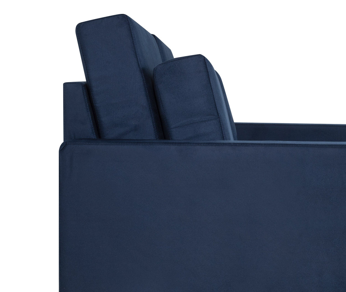Sofá Cama Castor Casal Salerno Max Suede Azul 2 Lugares