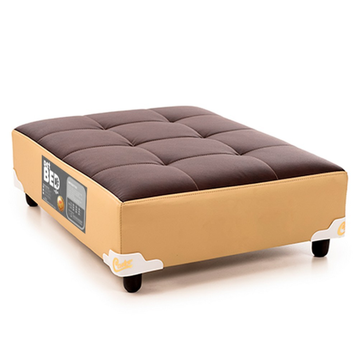 Cama Pet Castor Original Marrom/Bege 80x60x19cm
