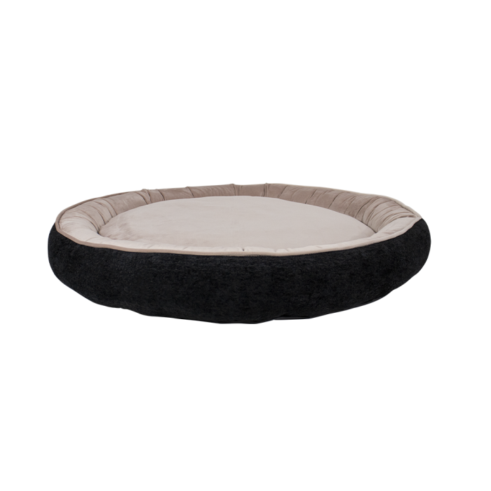 Cama Pet Castor Comfy Preto/Rosa 90x90x20cm
