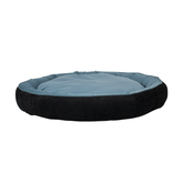 Cama Pet Castor Comfy Preto/Azul 90x90x20cm