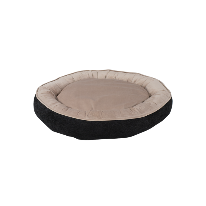 Cama Pet Castor Comfy Preto/Rosa 70x70x20cm