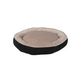 Cama Pet Castor Comfy Preto/Rosa 70x70x20cm
