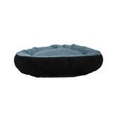 Cama Pet Castor Comfy Preto/Azul 70x70x20cm