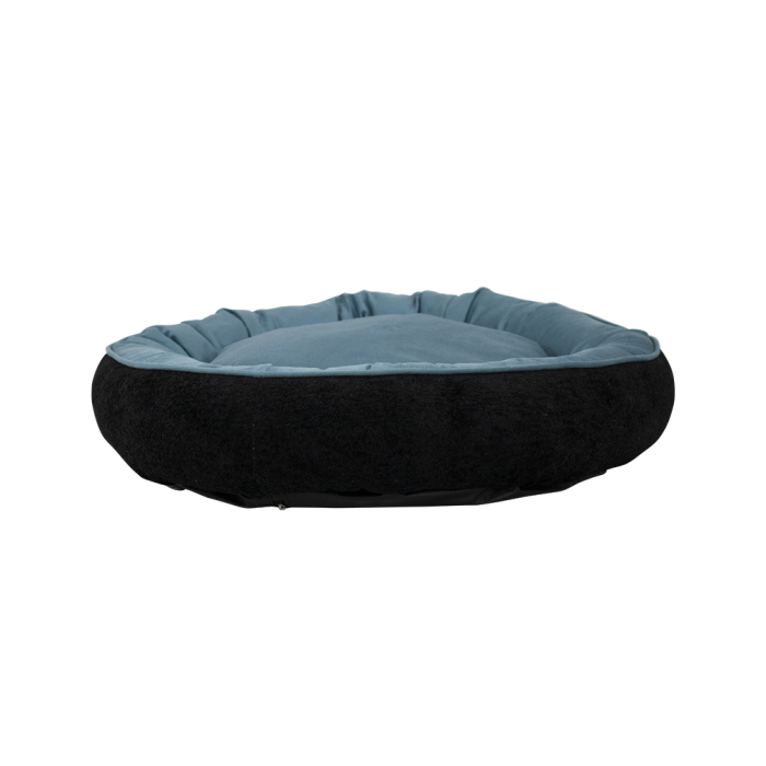 Cama Pet Castor Comfy Preto/Azul 70x70x20cm