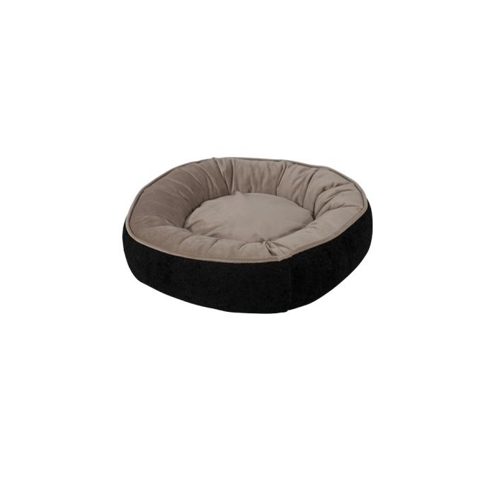 Cama Pet Castor Comfy Preto/Rosa 50x50x20cm