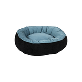 Cama Pet Castor Comfy Preto/Azul 50x50x20cm