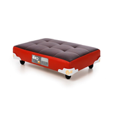 Cama Pet Castor Original Marrom/Vermelho 60x40x12cm